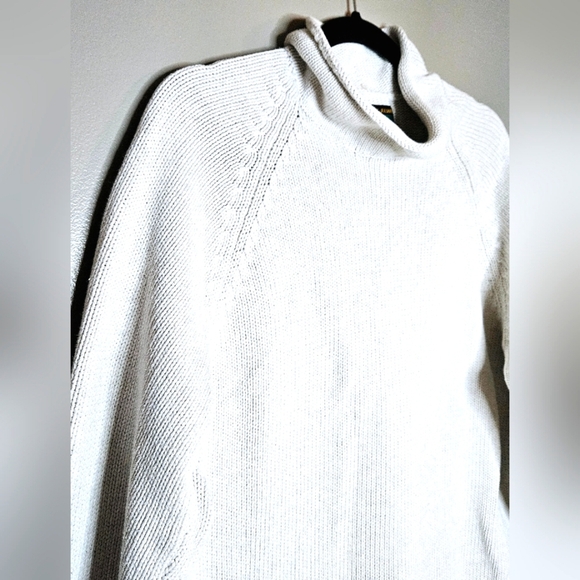 Sweater, white 100% cotton, heavy - Picture 2 of 5